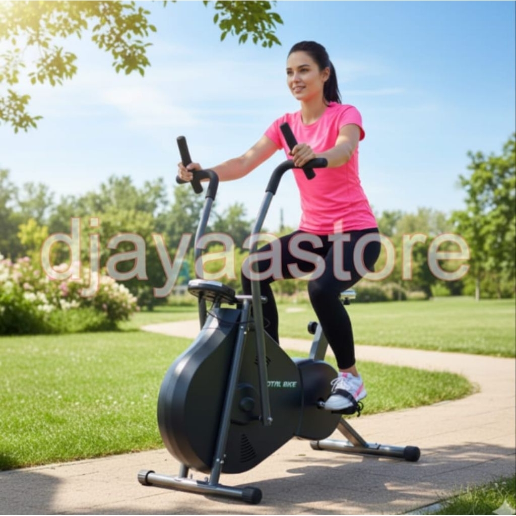 Wind Bike TL-8202 Alat OlahRaga Fitness Sepeda Statis