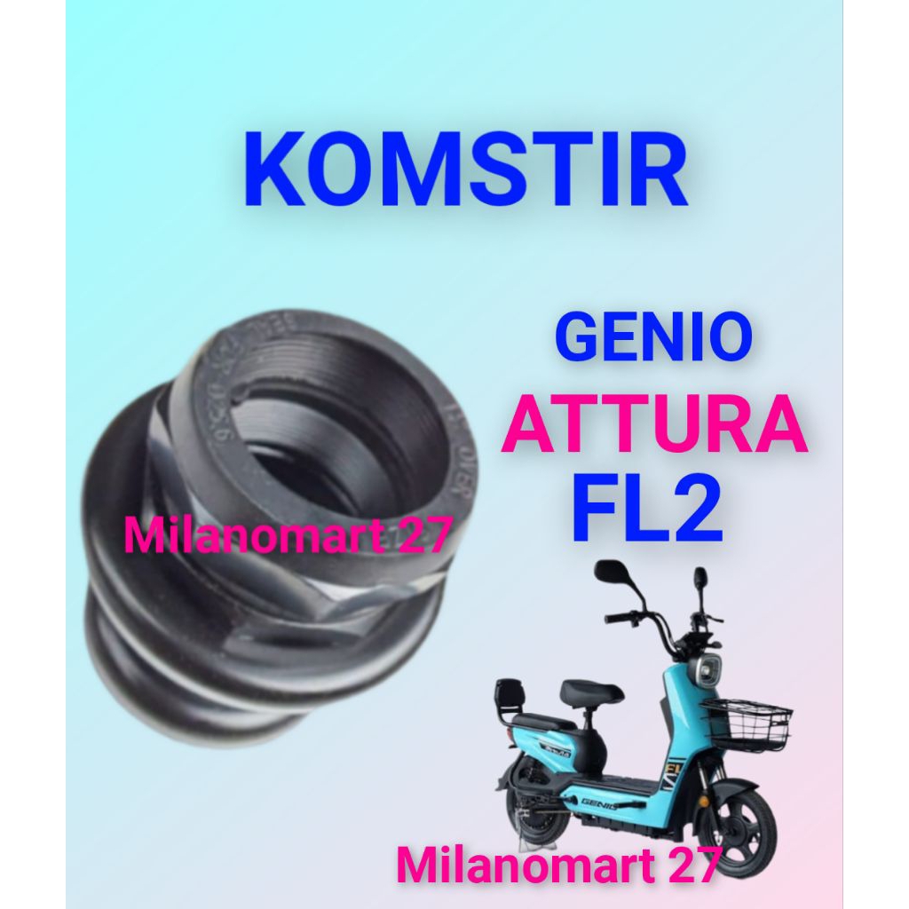 komstir genio attura fl2 kones headset komfork sepeda listrik genio attura FL2