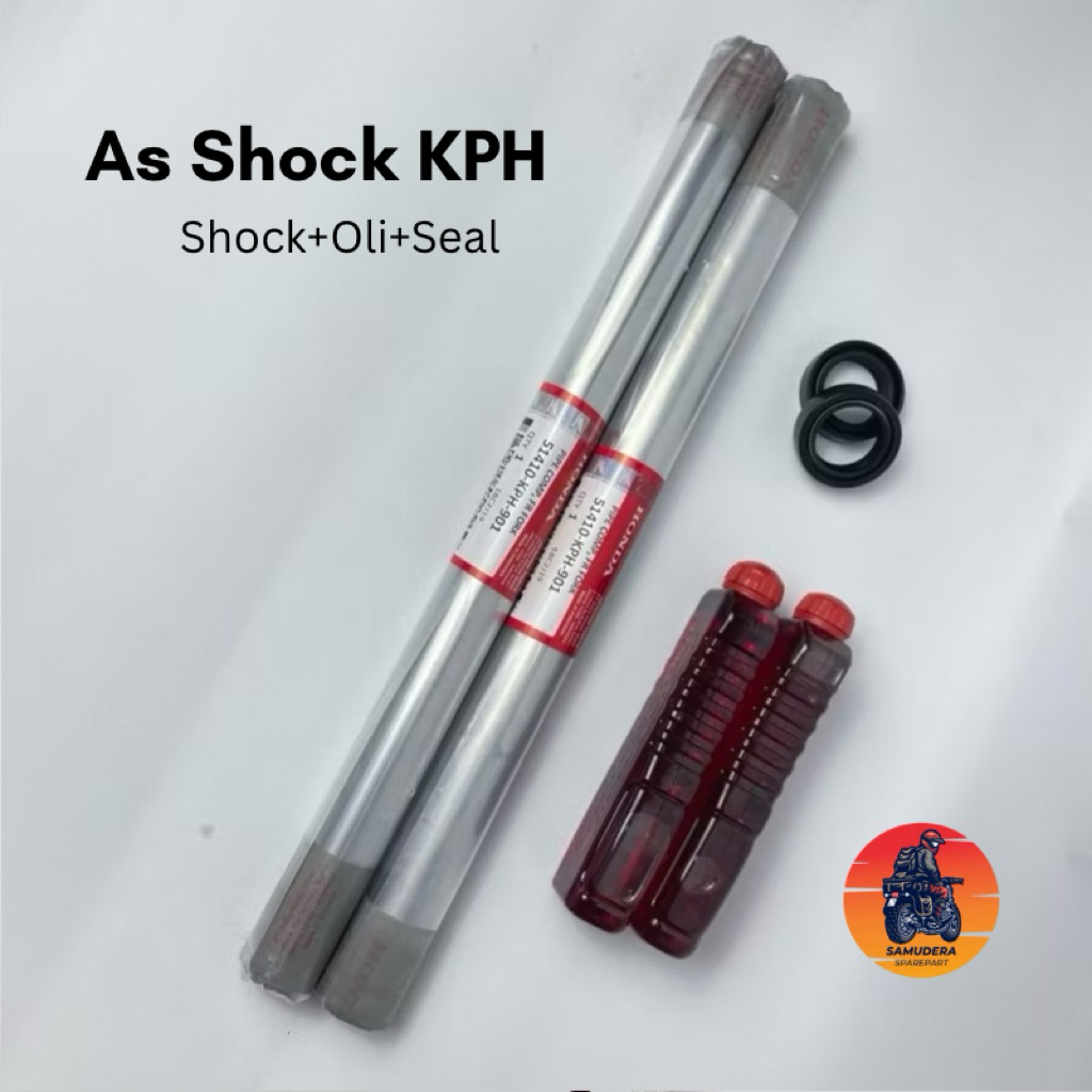 Paket As Shock Depan (KPH/KTM) Untuk Honda Kharisma Kirana Supra X Supra X 125 Supra Fit New (Shock+