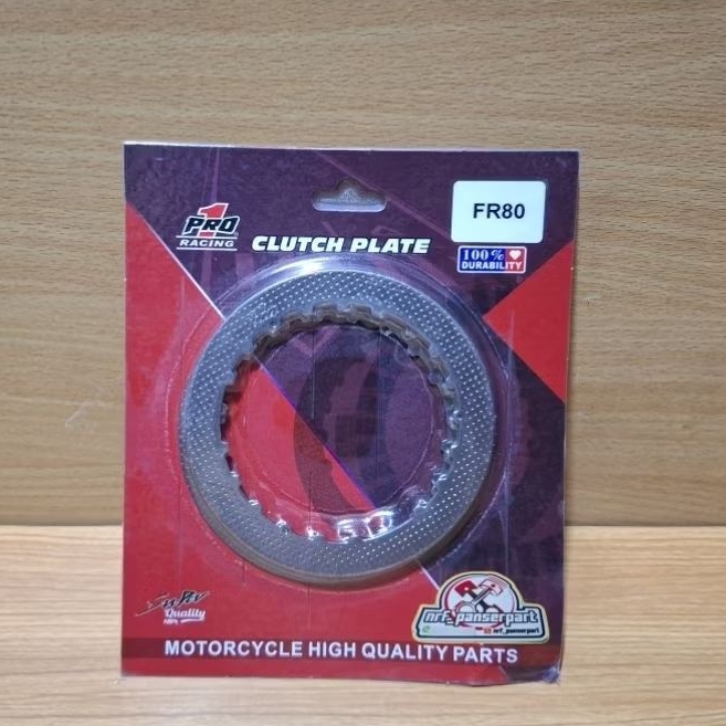 PLAT GESEK 4 LEMBAR FR 80 QTT// PLAT BESI KAMPAS KOPLING BINTIK QTT/PRO 1 SUZUKI FR80 FR 80 4 LEMBAR