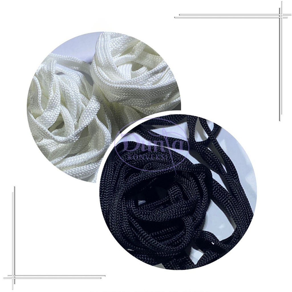 TALI KUR GEPENG - TALI KUR PIPIH BUAT HOODIE DAN CELANA - TALI SEPATU CONVERSE