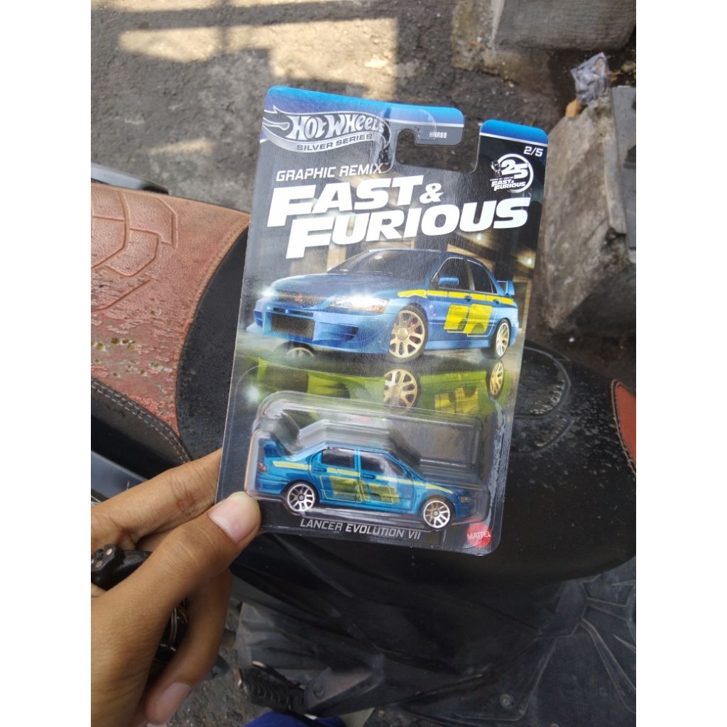 Hotwheels fast and furious Lancer evolution grapix remix
