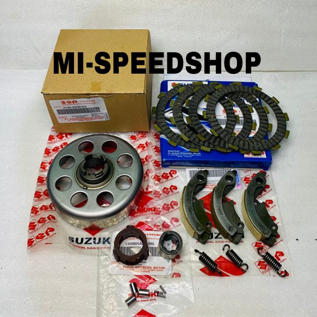 Mangkok Ganda Smash + Ganda Only + Kampas kopling + Cage Suzuki Smash Lama Smash New Smash Titan Sho