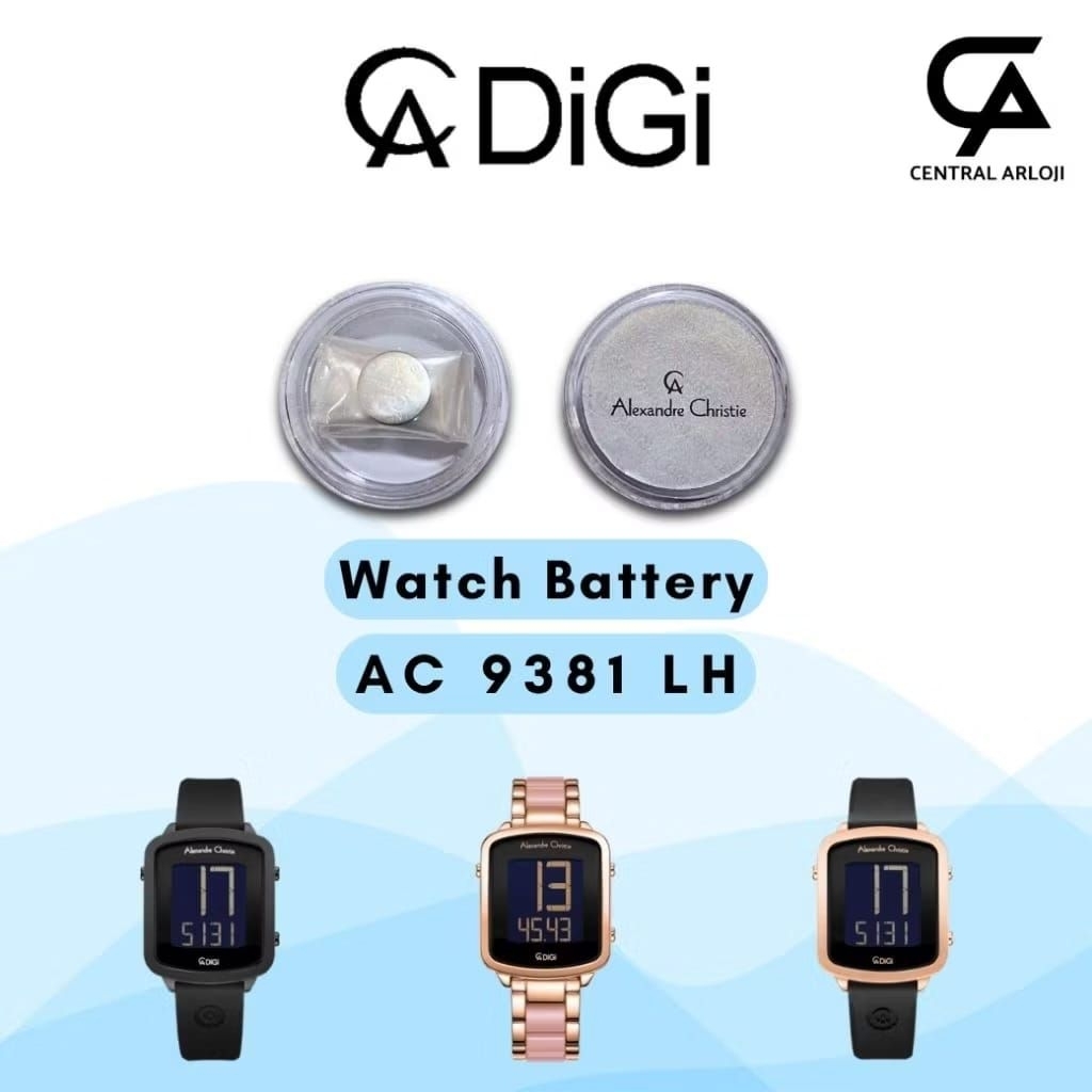 Baterai Jam Tangan Alexandre Christie Digi 9381 LH