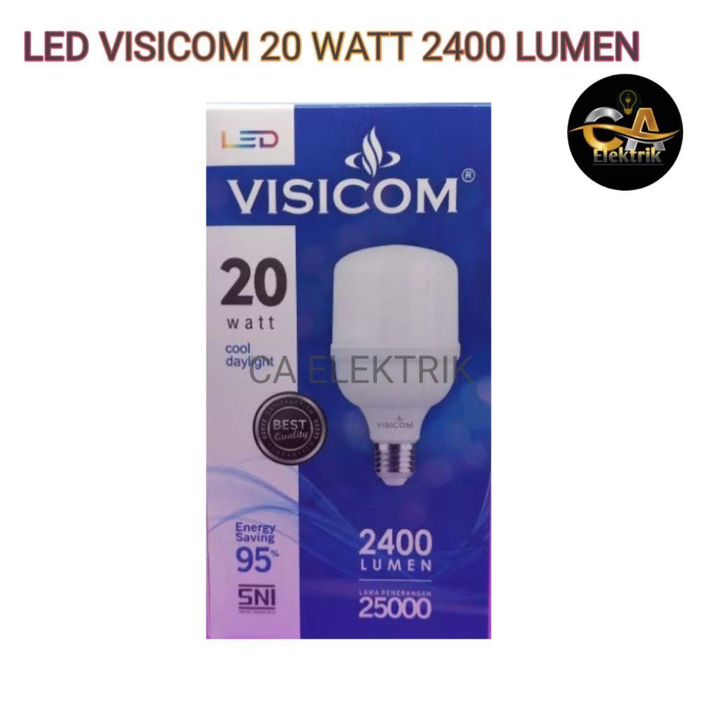 LAMPU LED VISICOM 20 WATT KAPSUL
