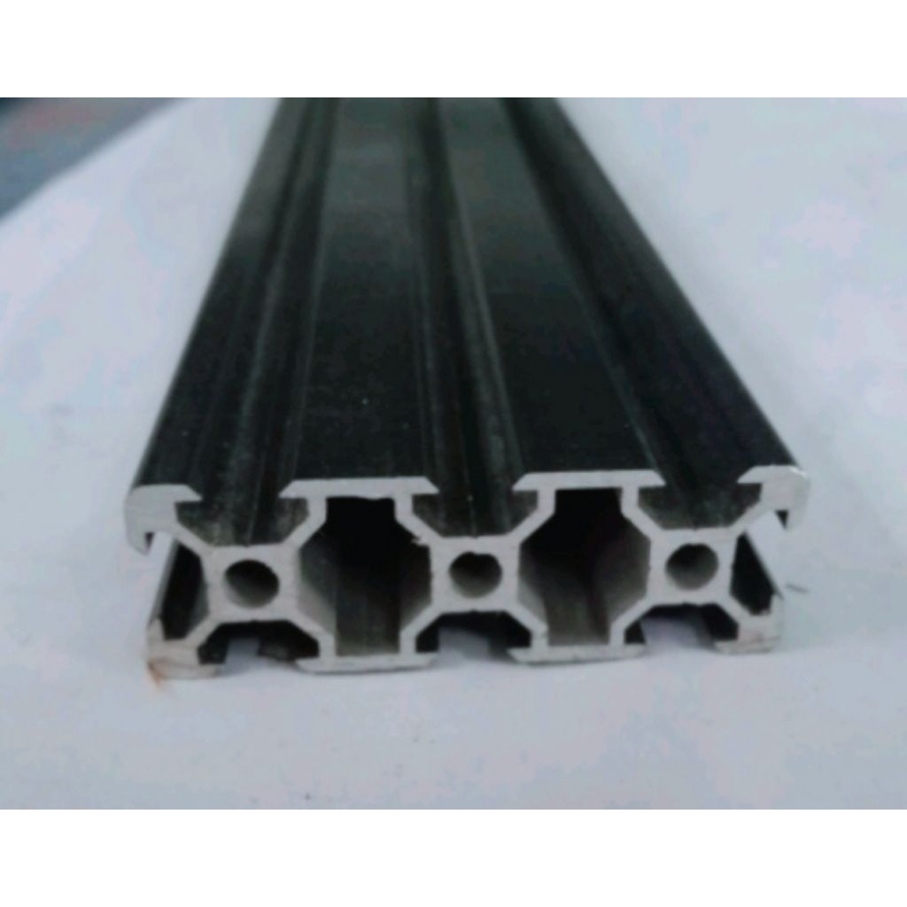 Alumunium Profile 2060 Vslot Hitam/Harga 1 cm