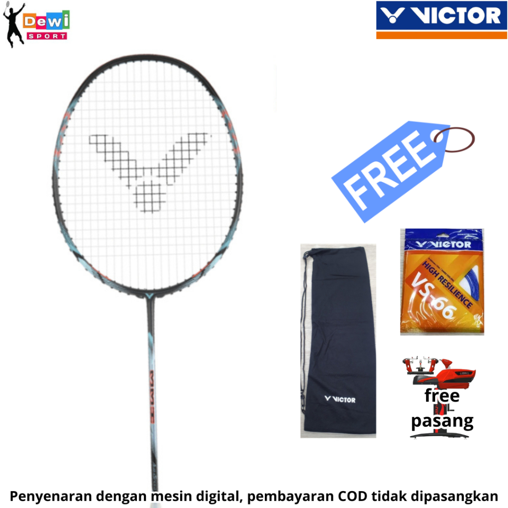 Raket Badminton VICTOR AURASPEED 33H C / THRUSTER K-1H NEW PRODUCT