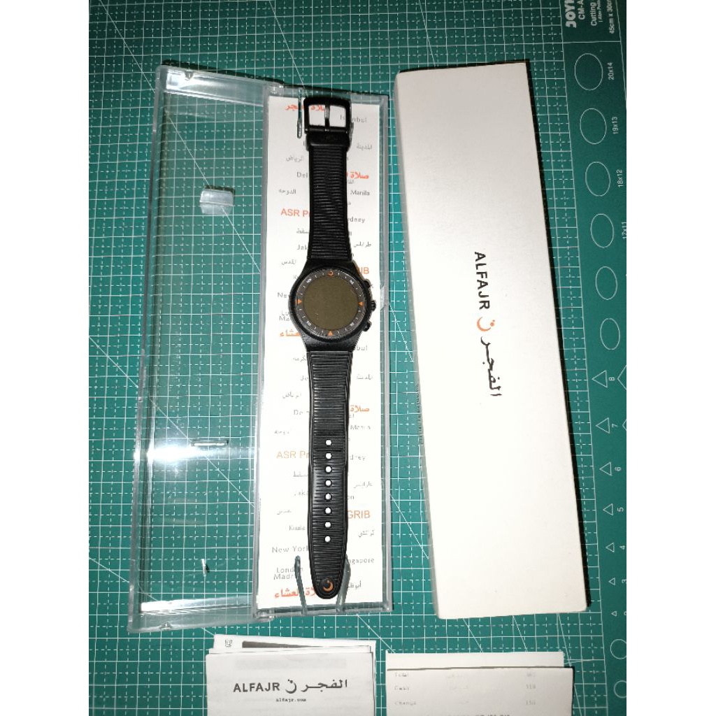 Jam Tangan Digital Al Fajr Preloved Black