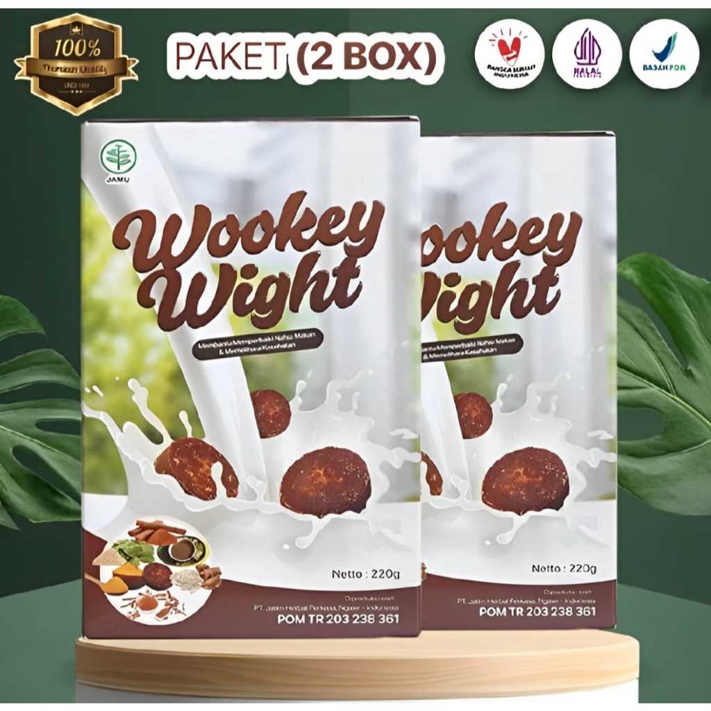 2 BOX SPECIAL DISKON Wokey Wight Susu Penggemuk Alami Tanpa Efek Samping 100% Alami