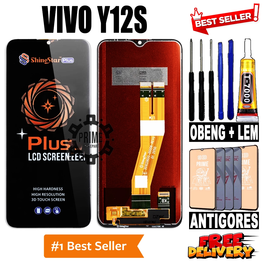 LCD TOUCHSCREEN VIVO Y12S ORIGINAL SHINESTAR LCD VIVO Y12S FULLSET