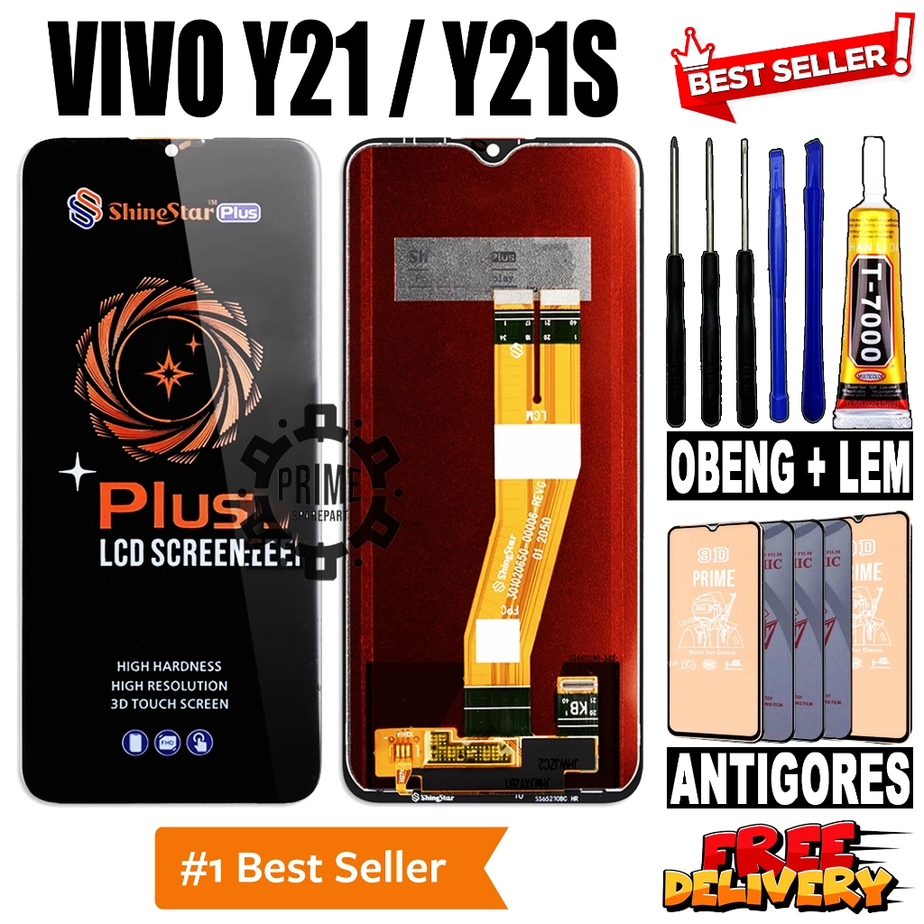 LCD TOUCHSCREEN VIVO Y21 / Y21S ORIGINAL SHINESTAR LCD VIVO Y21 / Y21S FULLSET