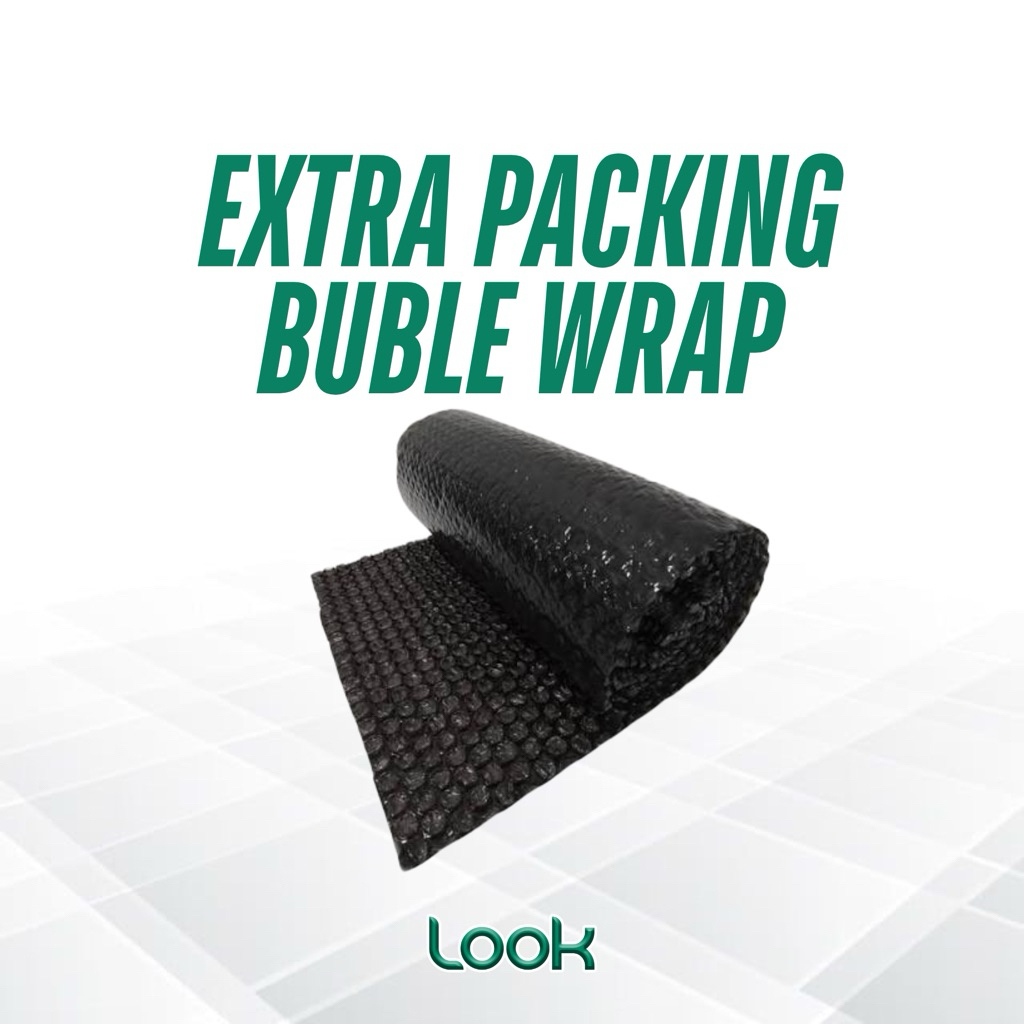 Extra Bubble Wrap | Tambahan Extra Packing Rel aluminium kolong dapur lis siku rel lemari