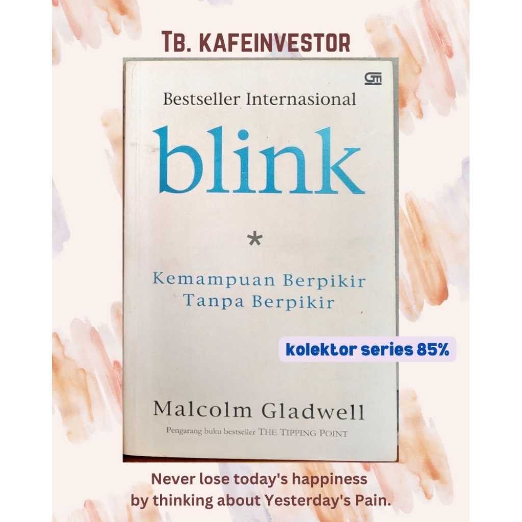 buku BLINK  (KOLEKTOR SERIES, BEKAS) - Malcolm Gladwell