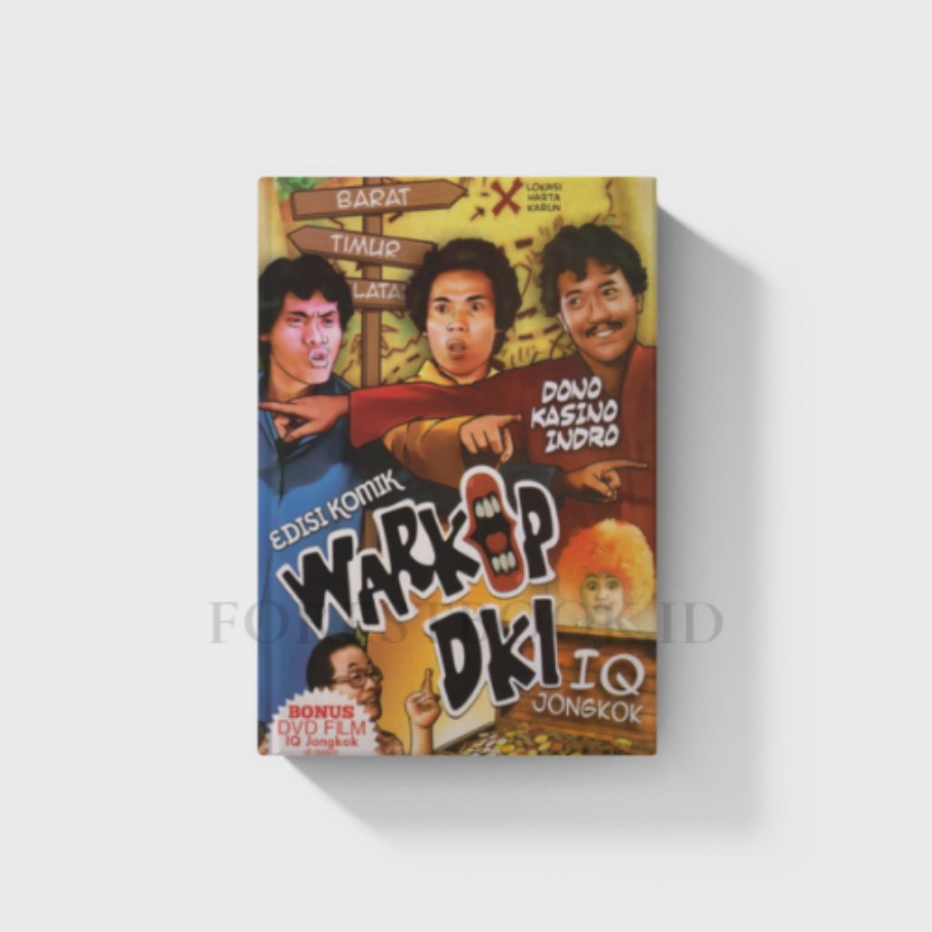 Buku Komik Warkop DKI : IQ Jongkok+Cd (special price)