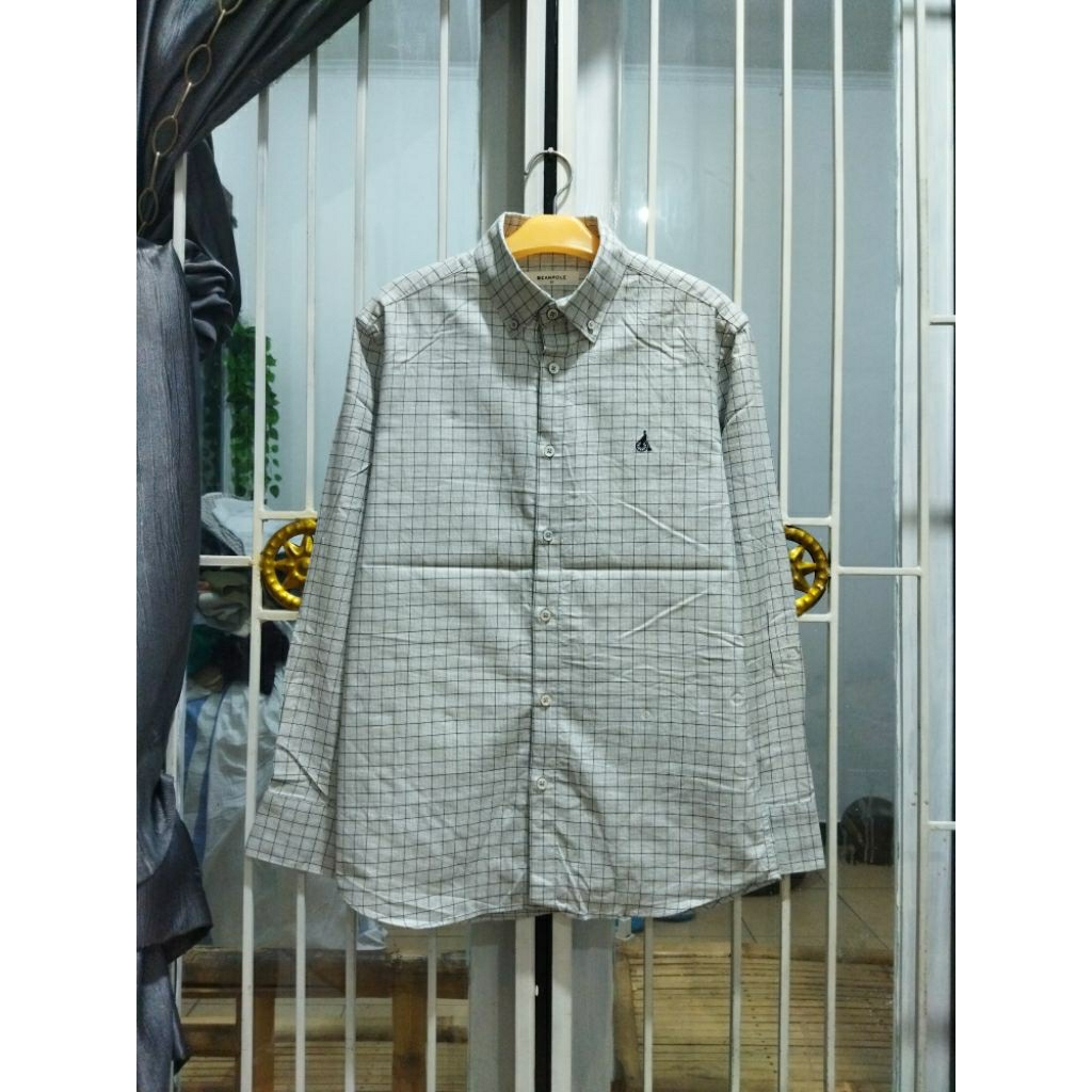kemeja Beanpole original M slim fit casual murah terbaik