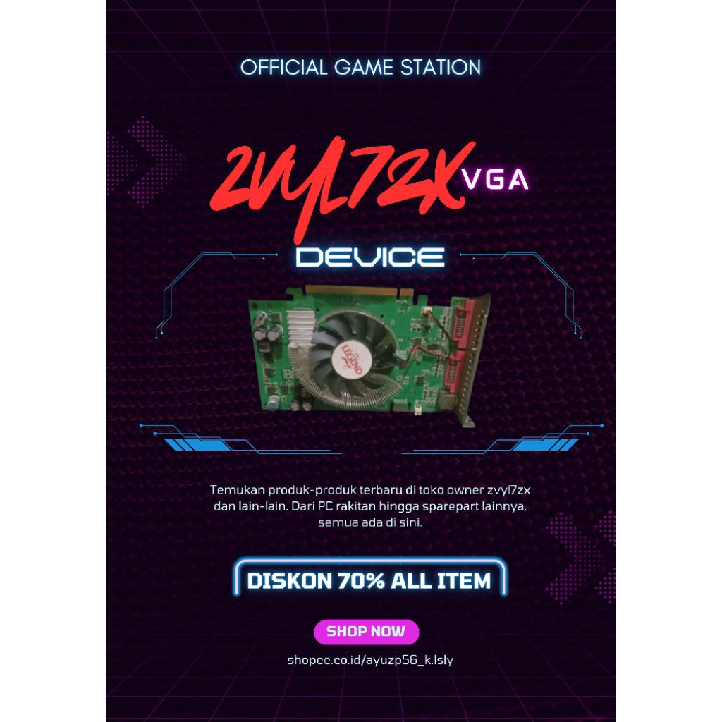 Vga card pcie express 256MB ddr3 128bit murah second bekas