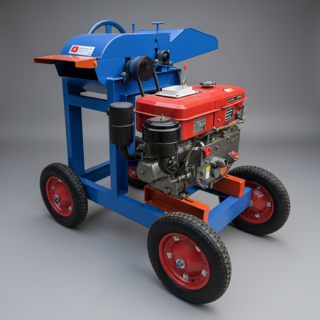 Mesin Cacah Rumput Diesel solar kapasitas 2-3 ton/ Jam