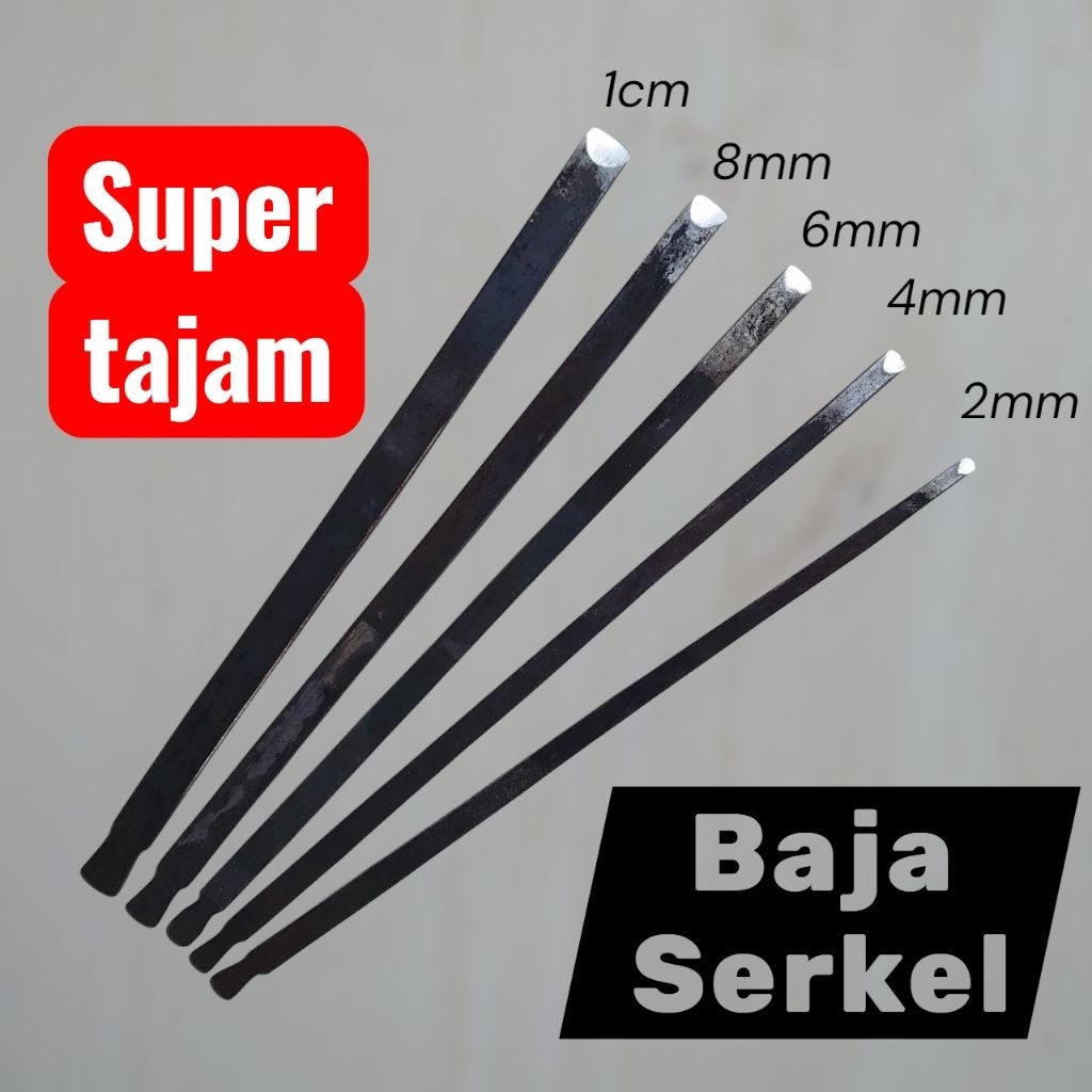 Pahat ukir kayu jenis penuku kecil 5 ukuran ASLI BAJA  SERKEL