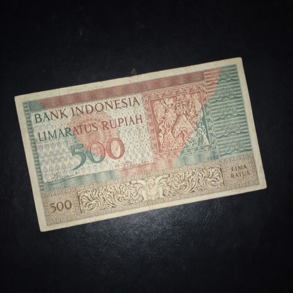 Uang Kuno 500 Seri Budaya Tahun 1952