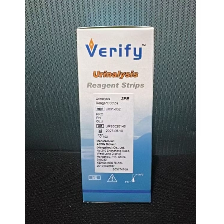 Urinalysis verify 3parameter