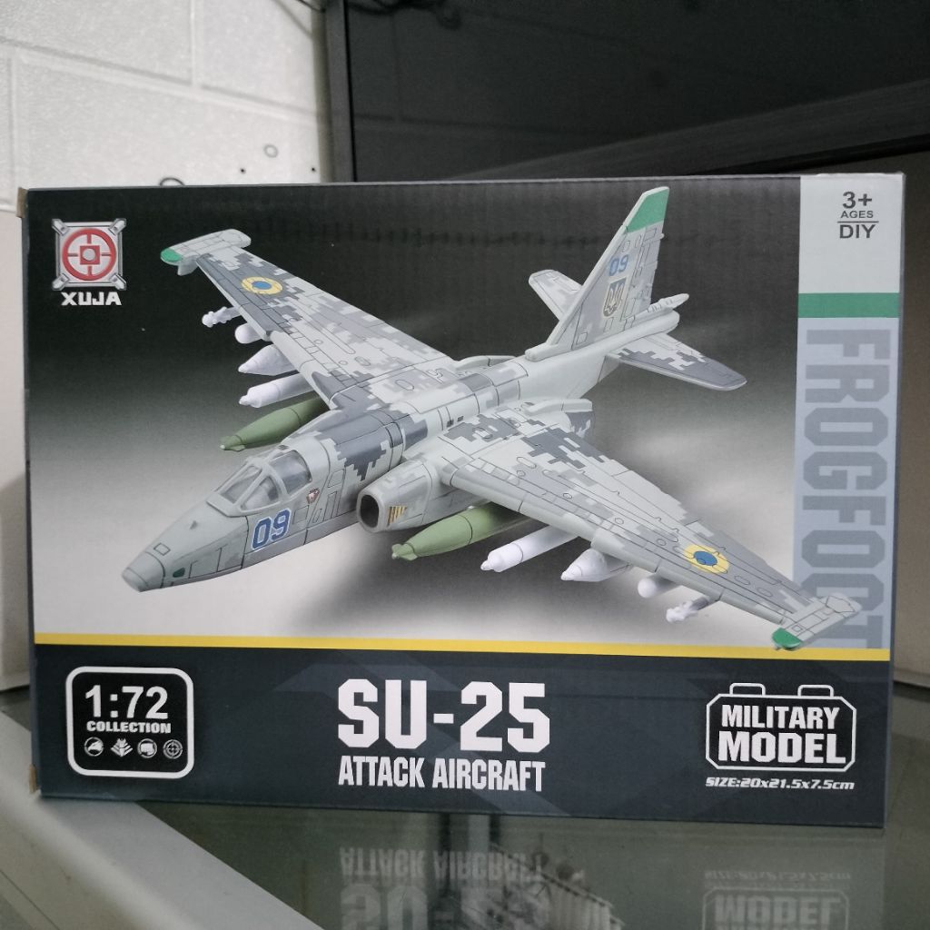 model kit Pesawat SU-25 Attack Aircraft 1/72 pesawat temput military