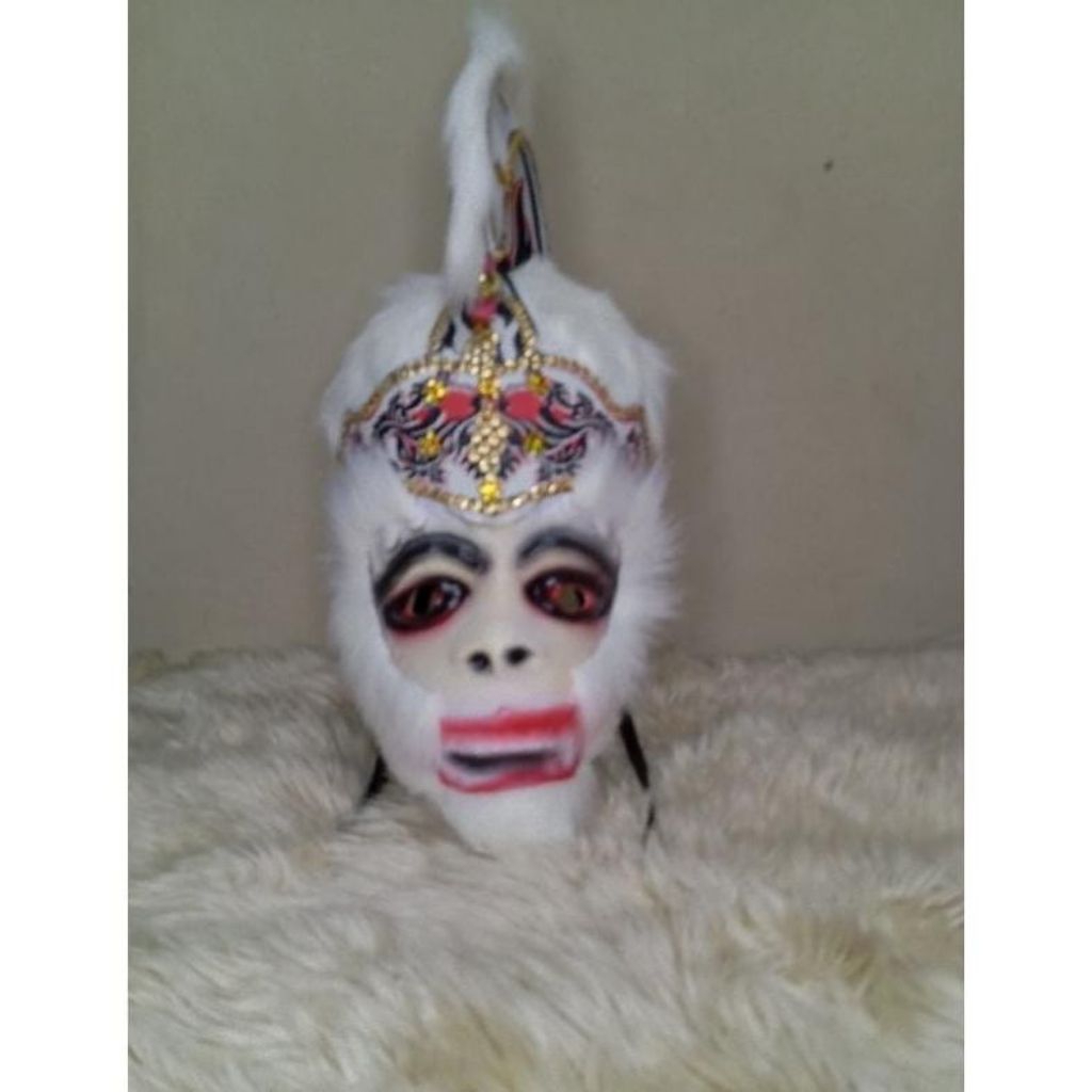 Topeng Hanoman Premium-Topeng wayang Rahwana