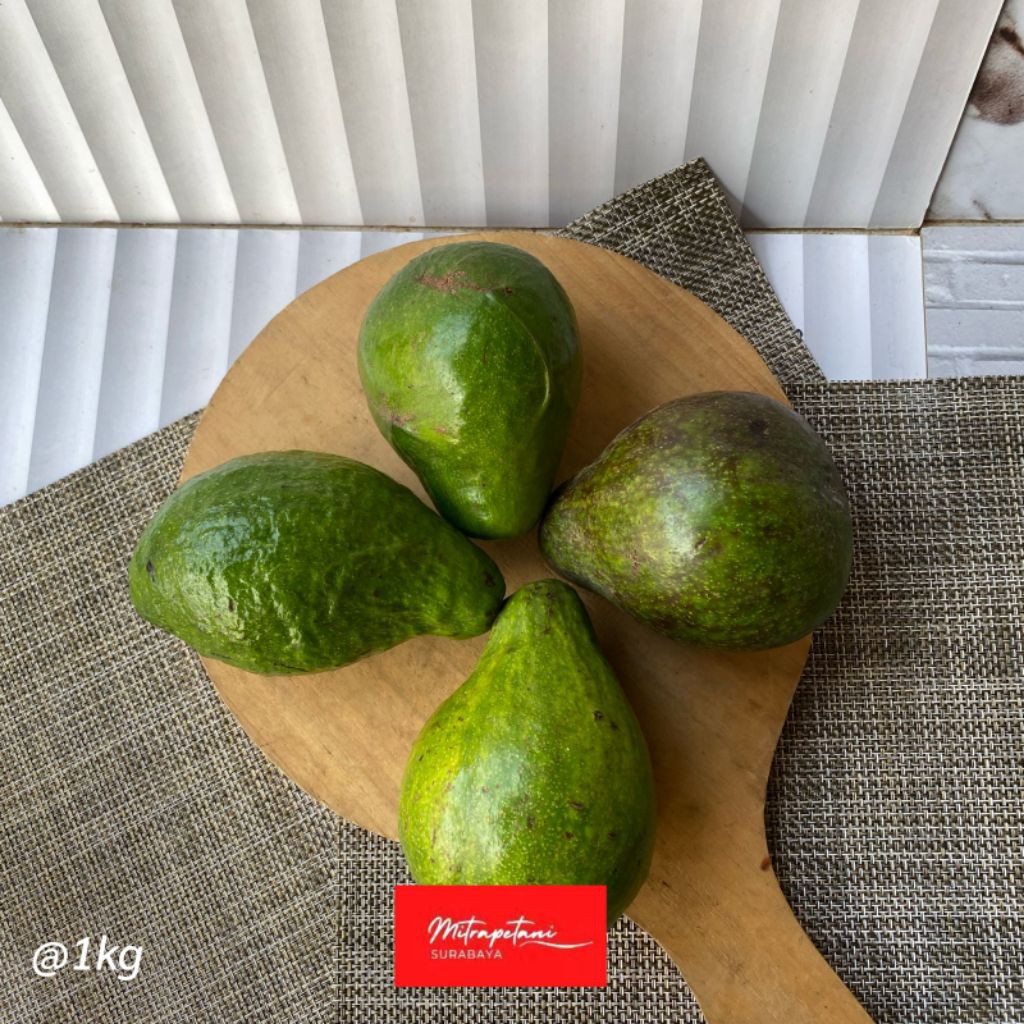 Alpukat mentega,isi 3-4 buah, alpukat mentega segar