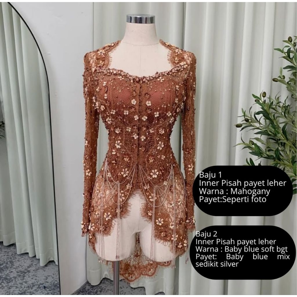 kebaya Chantilly non hijab kebaya wisuda dan tunangan