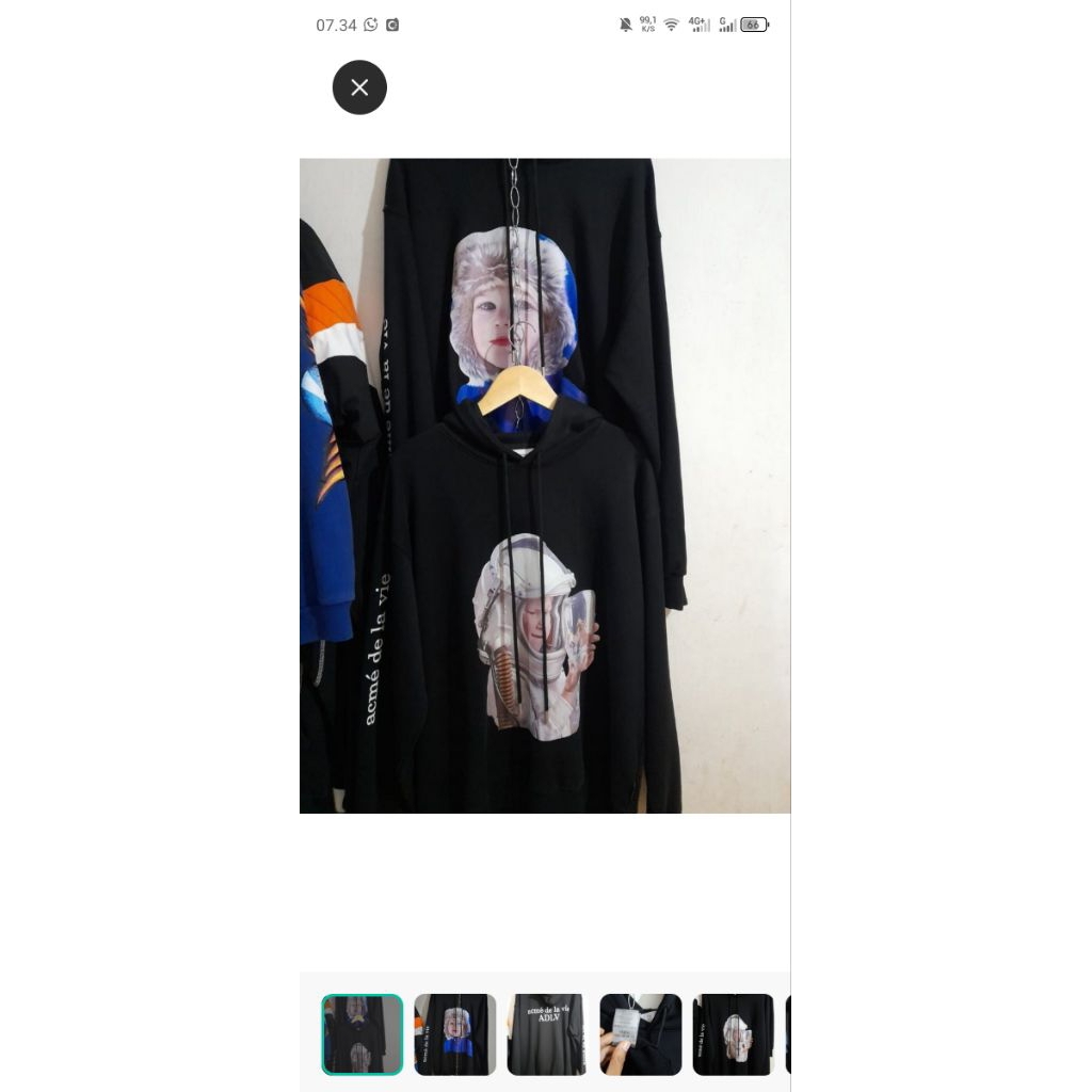 bundling hoodie adlv original 2pcs