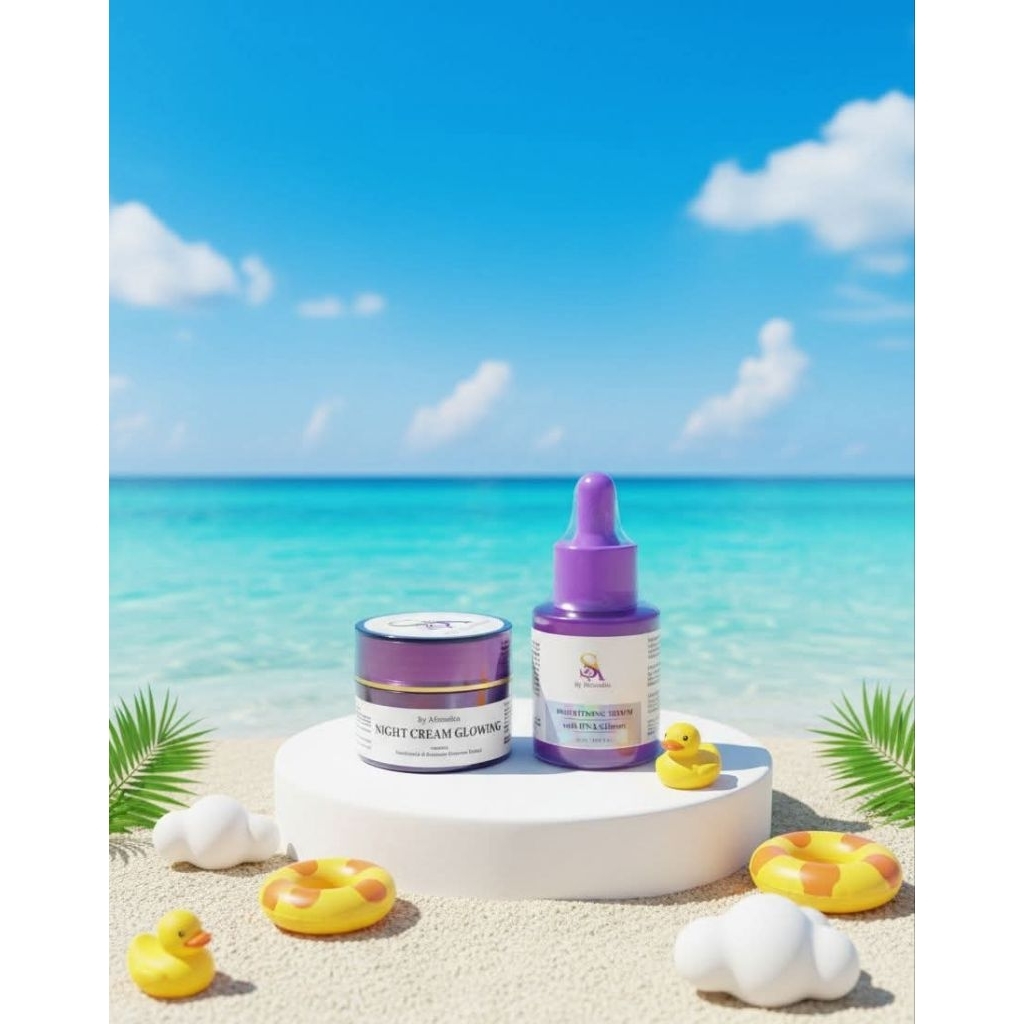 NIGHT CREAM DIAMOND AFOURSKIN + SERUM PURPLE AFOURSKIN