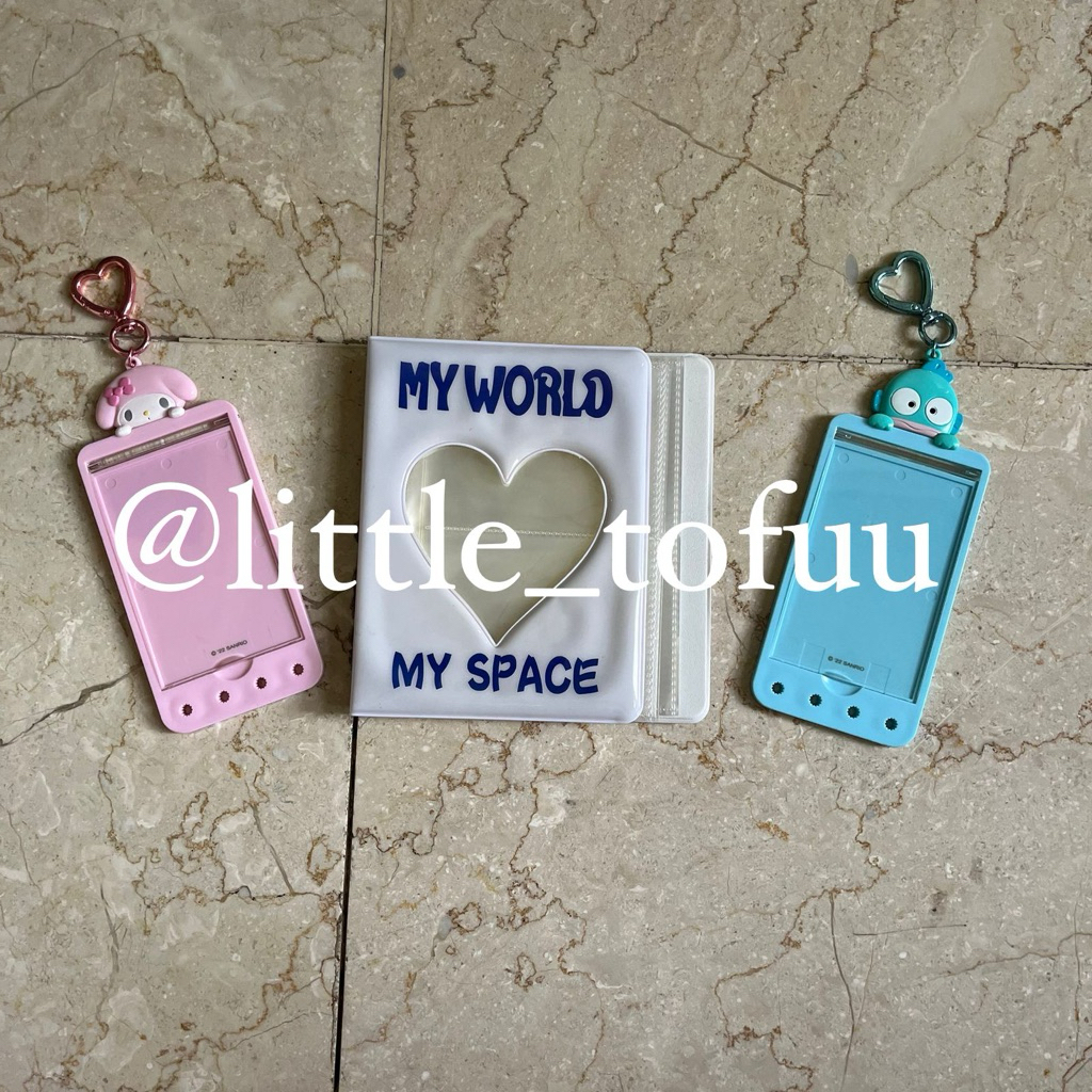 preloved photocard holder Sanrio PC heart album holds 64 mini photos instax photo album for mini fuj