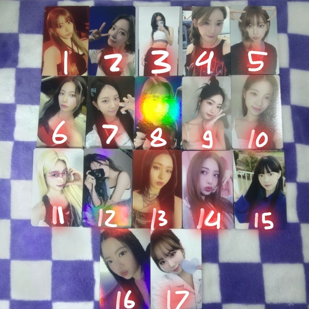 PHOTOCARD OFFICIAL LE SSERAFIM