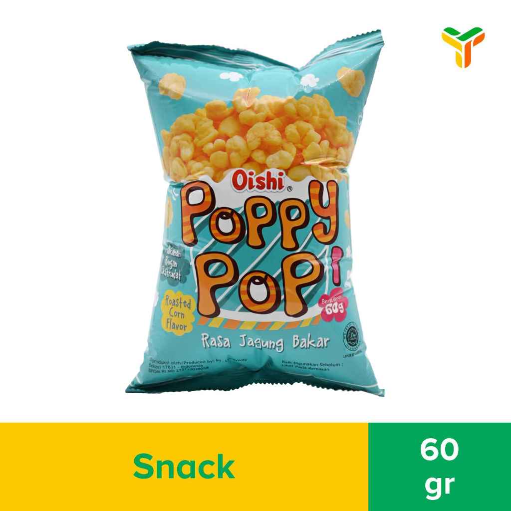 Oishi Poppy Pop Rasa Jagung Bakar 60 Gram
