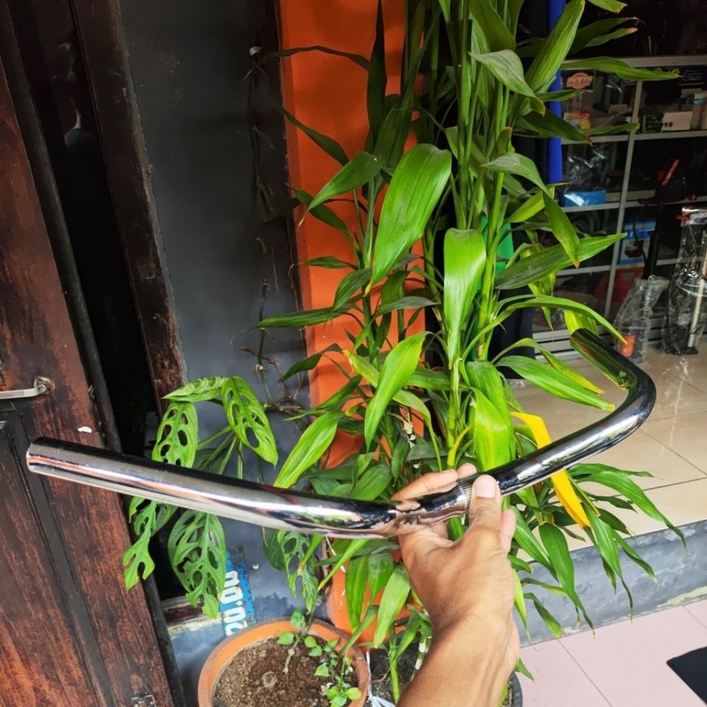 stang sepeda commuter bike jengki federal handlebar kumis 25.4