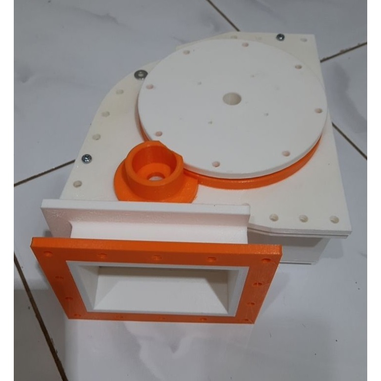 Turbin Cross Flow Custom diameter Turbin 100 mm