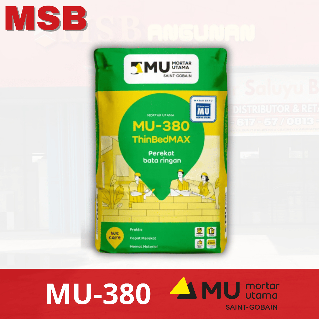MU-380 Perekat Bata Ringan - 40kg