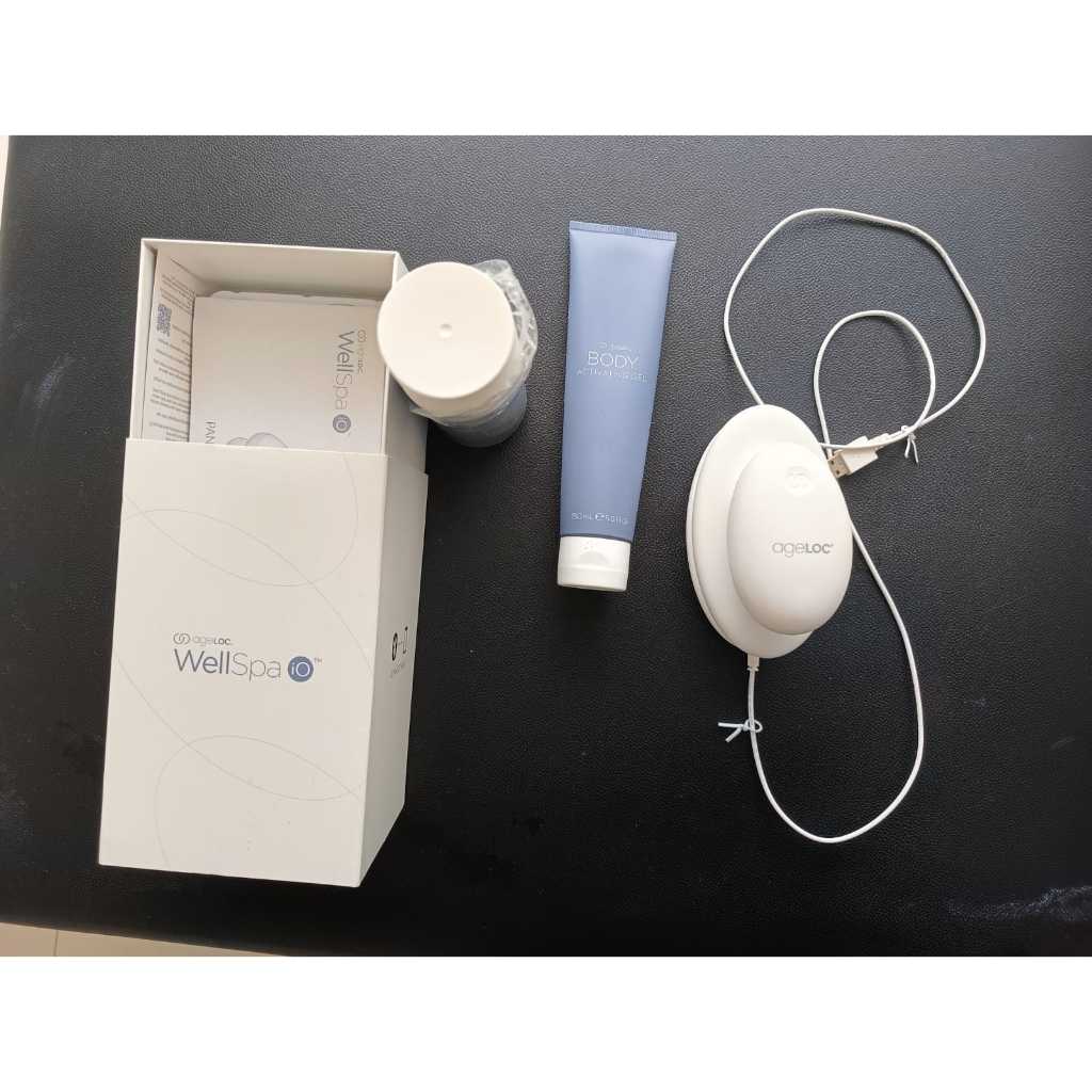 Nu Skin ageLOC WellSpa iO + Body Serum exp 03/ 2027 + Body Activating Gel exp 10 2026