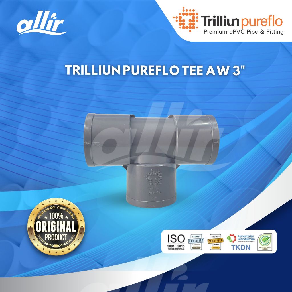 Allir - Trilliun Pureflo Tee AW 3" Inch Kuat Tahan Korosi
