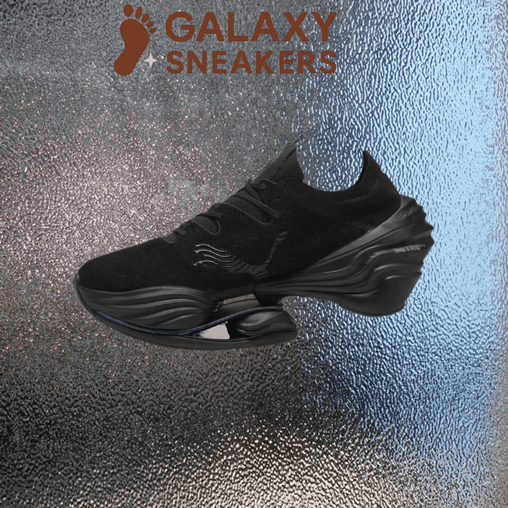 Running Shoes / Authentic / unisex / PUMA Fast-R Nitro Full Black Elite Comfortable