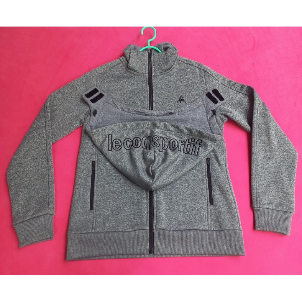 jaket Hoodie zipper Unisex.Le Coq Sportif
