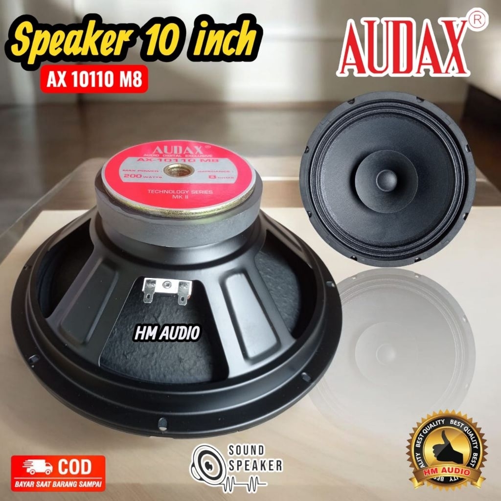 Speaker 10 inch Audax AX 10110 M8 Fulrange Original