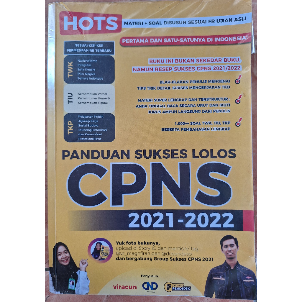 Buku Panduan Sukses Lolos CPNS Edisi 2021-2022, Penyusun: viracun, dosendeso dan pejuangpendidik