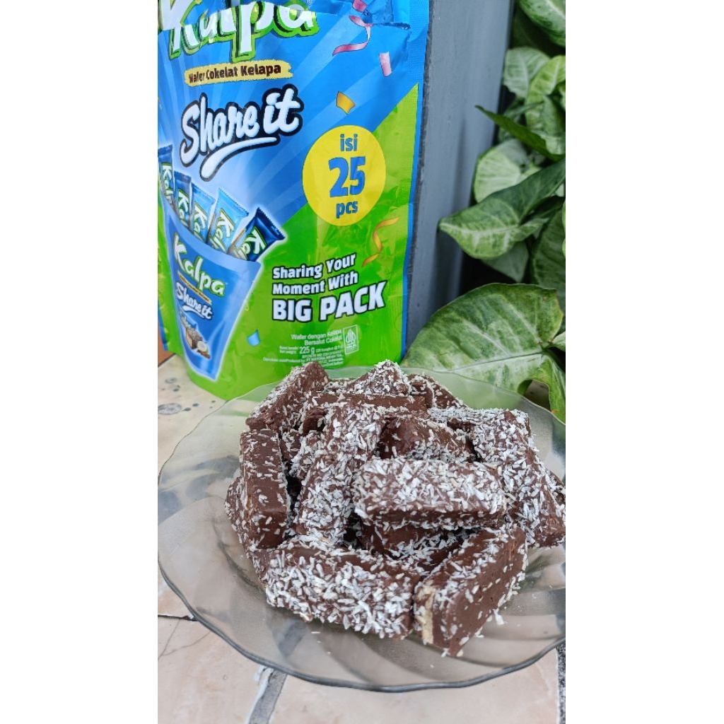 KALPA LOS ISI 25 COKLAT SHARE IT NEW PACKING / Kalpa Share It los | Wafer Coklat bertabur Kelapa