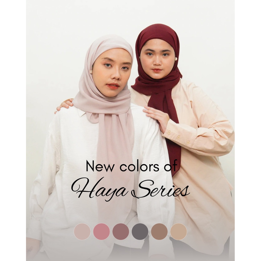 Lauda Hijab - Haya Series Instant Square Hijab