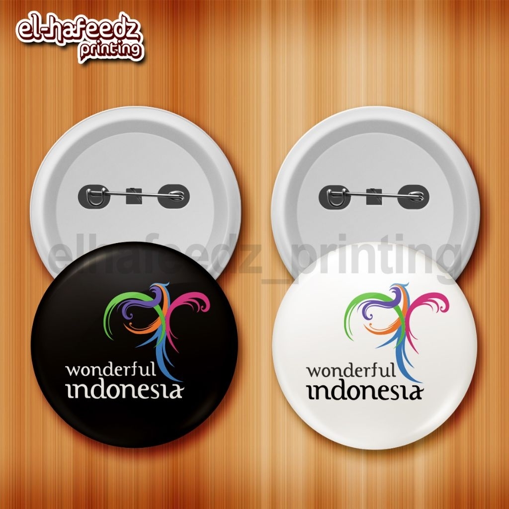[PIN PRESS] Pin Bros Wonderful Indonesia waterproof