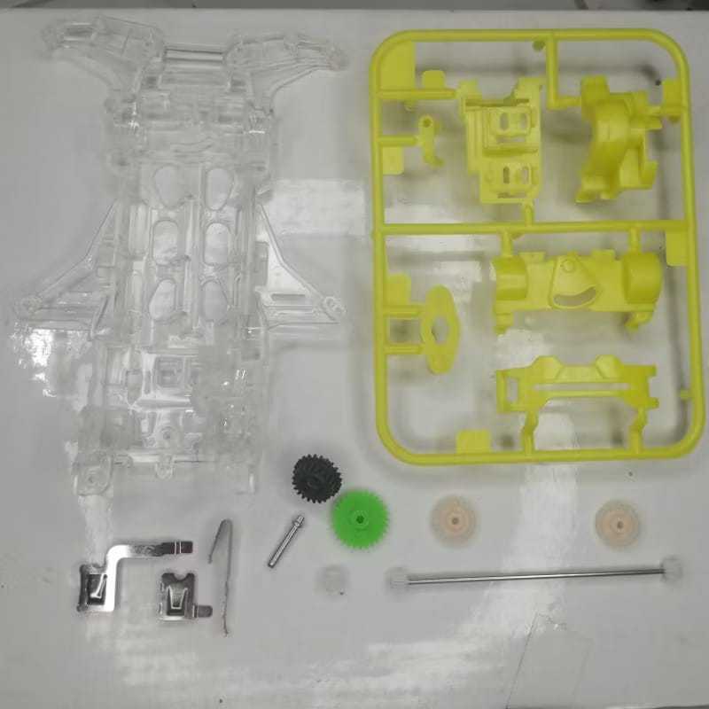 Chassis vs transparan jadul vintage mini 4wd Tamiya