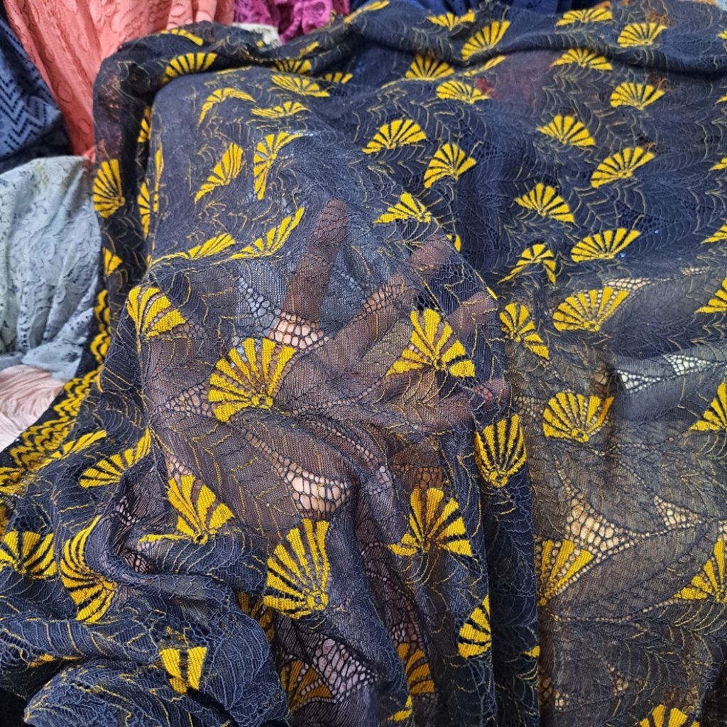 kain brokat katun ori - kain brokat semi prada - kain brokat premium - kain brukat Original [khtm03]