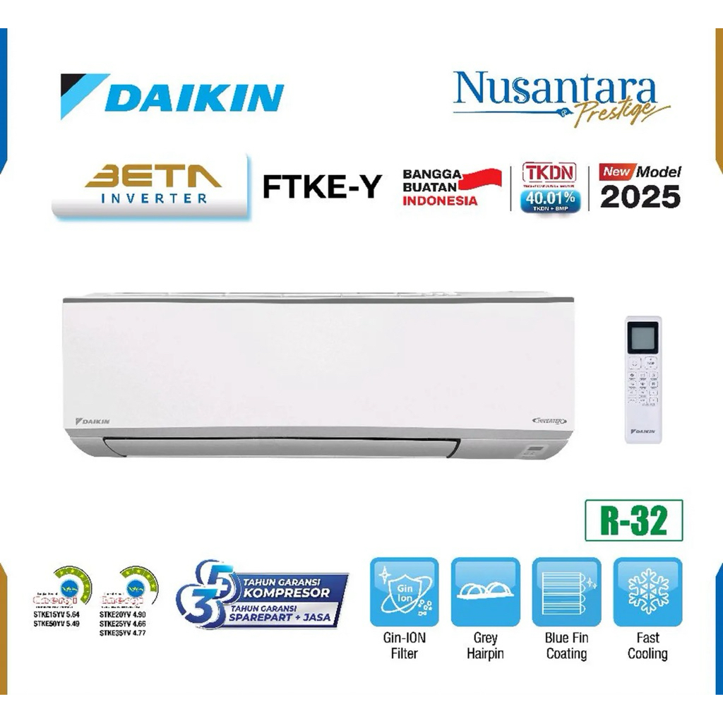 Daikin Indonesia AC 15YV 20YV 25YV 35YV 50YV 14YV14 20YV14 25YV14 35YV14 50YV14 15NV 20NV 25NV FTC15