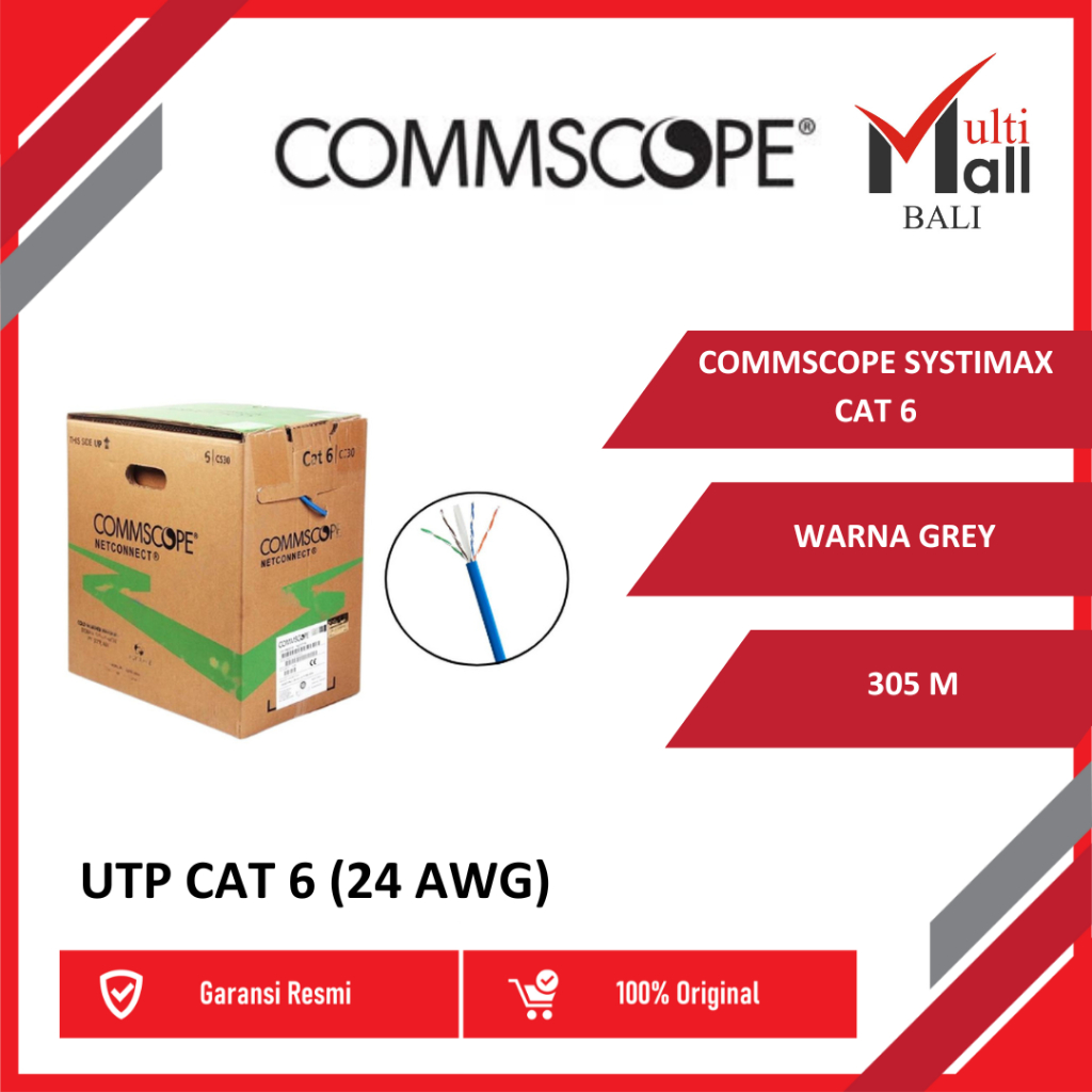 NETWORKING COMMSCOPE KABEL LAN UTP CAT 6 (24 AWG)