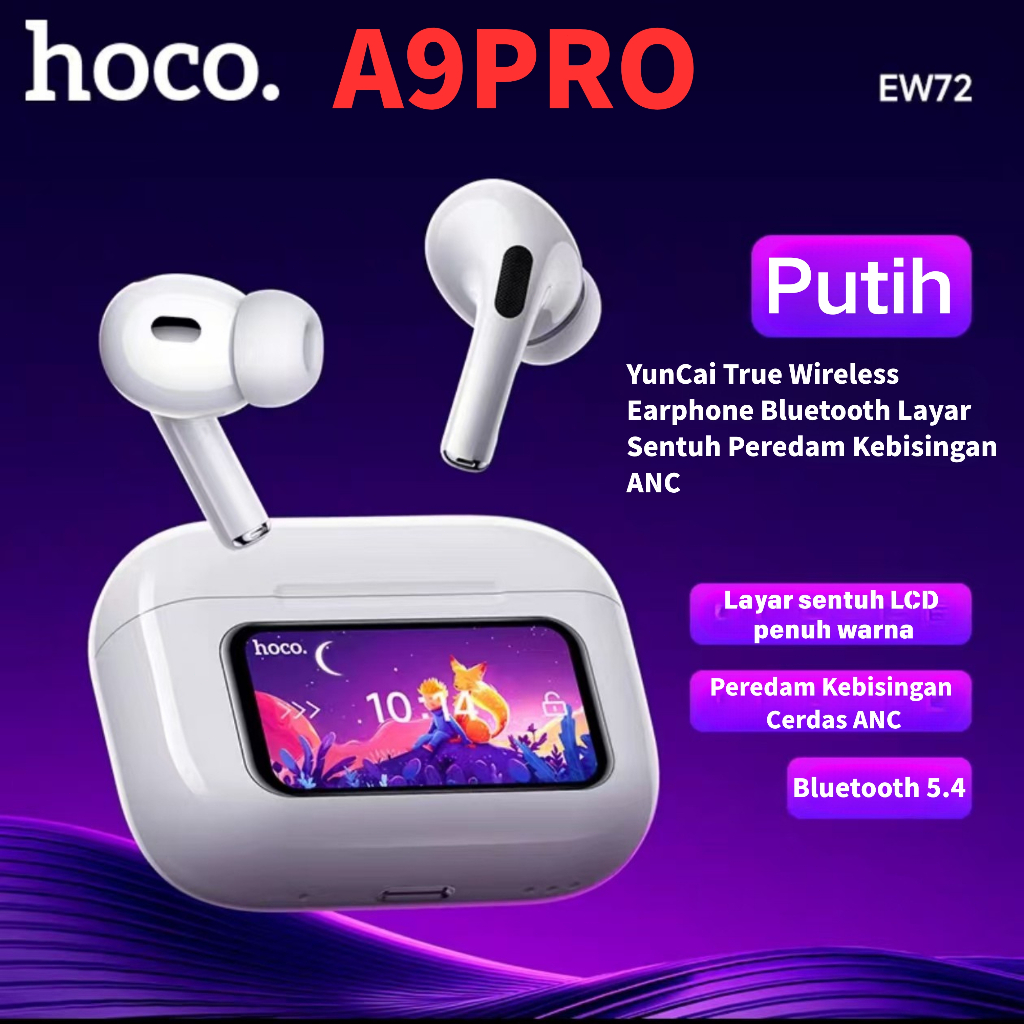 Hoco Ew72 Bluetooth 5.4 ANC Earphone Touch